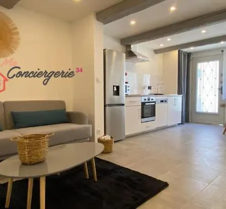 Superbe Appartement Climatise Avec Patio Montpellier Exterior foto